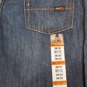 Ariat Men's M3 Loose Fit Straight Jeans - Dark Blue FR